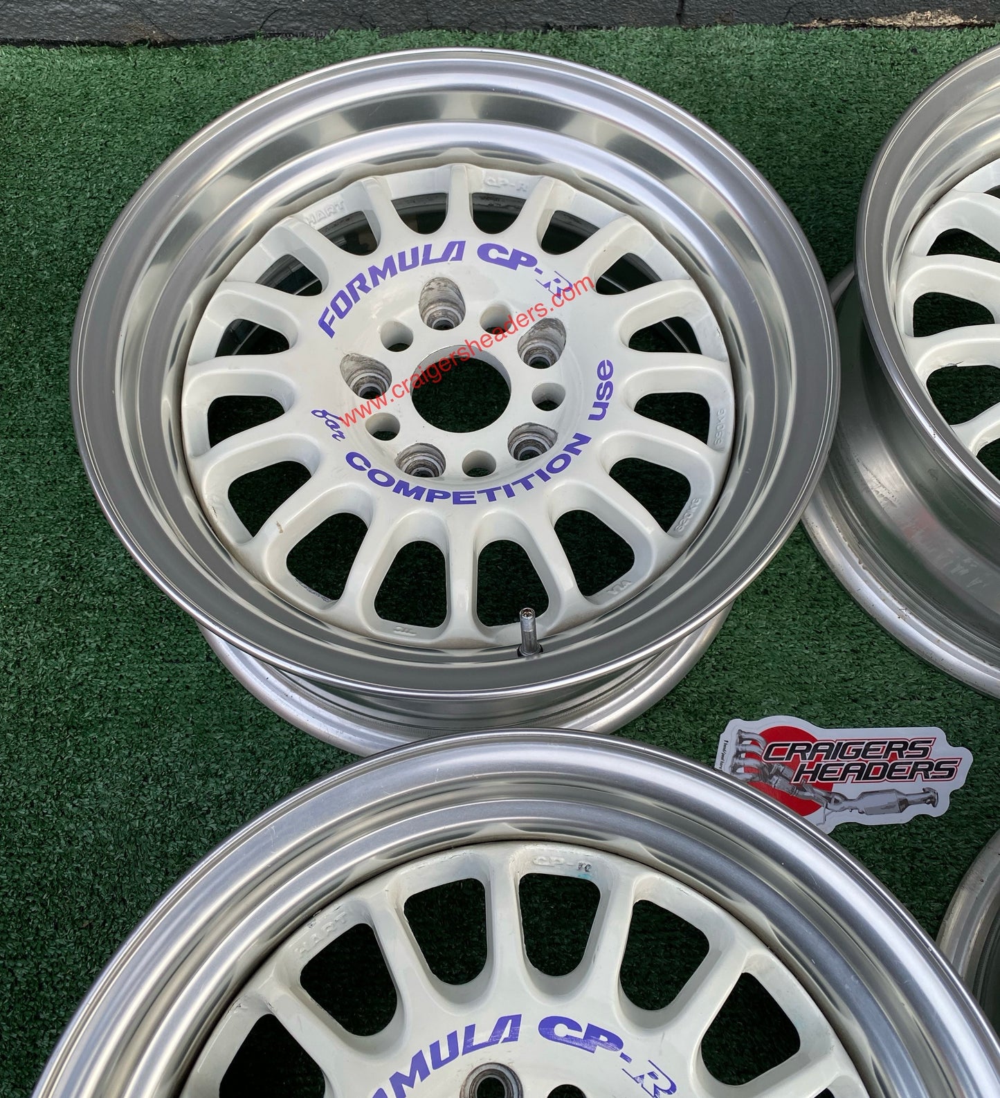 Dunlop Formula CP-R's - 5x114 - 15 x 6.5" +5 offset