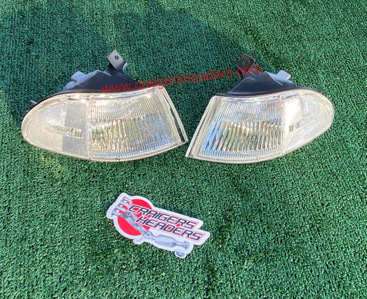 1992-1995 Honda Civic 4 Door Sedan Clear Corner Lights