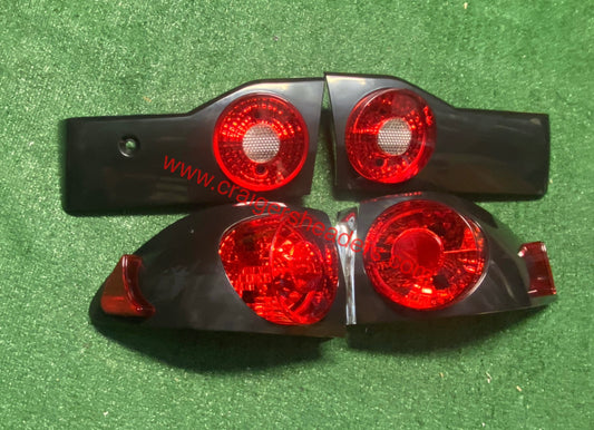 TYC Elegante Red Eye Rear Tail Light Lamps for the Honda Accord 01-02 Sedan