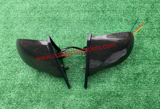 Spoon Style Power Side Mirrors - Honda Civic 88-91 and Honda CRX 88-91