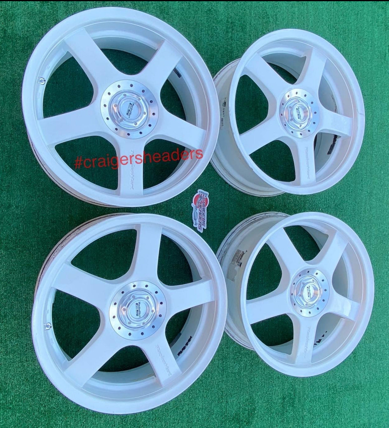 Racing Hart Evolution wheelset - 4x100 & 4x114 - 18 x 7.5"