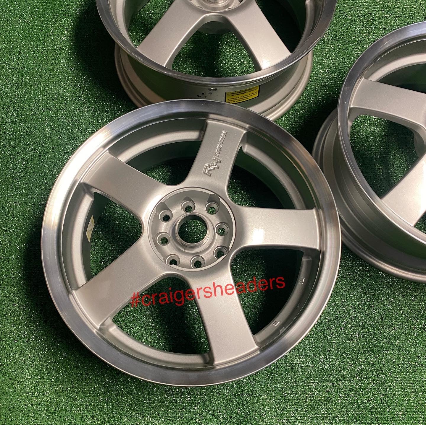 RH Evolution wheels "Not a Set" - 4x100 & 4 x 114 - 17 x 7"