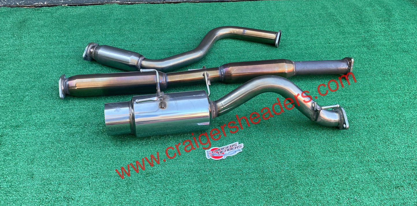 FEEL'S HONDA TWIN CAM EG6 Civic Hatchback Exhaust.