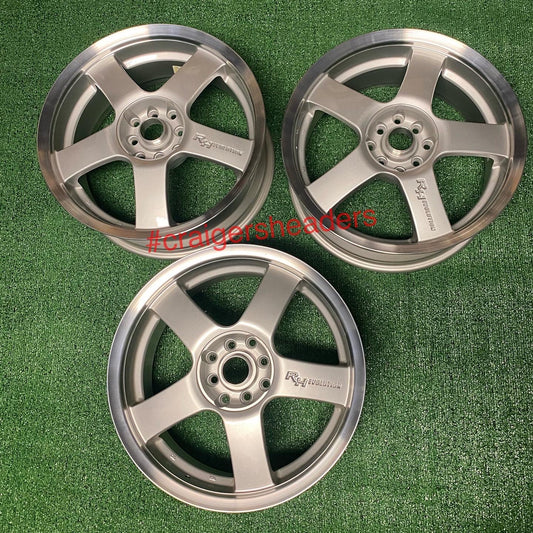 RH Evolution wheels "Not a Set" - 4x100 & 4 x 114 - 17 x 7"