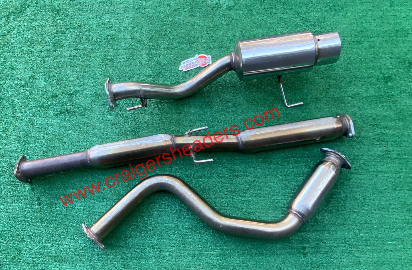 FEEL'S HONDA TWIN CAM EG6 Civic Hatchback Exhaust.